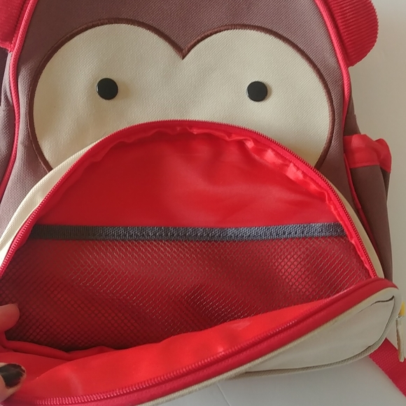 Skip Hop Kids Monkey Design Backpack - Picture 2 of 16